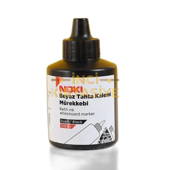 NOKİ BEYAZ TAHTA KALEM MÜREKKEBİ SİYAH 100 ML