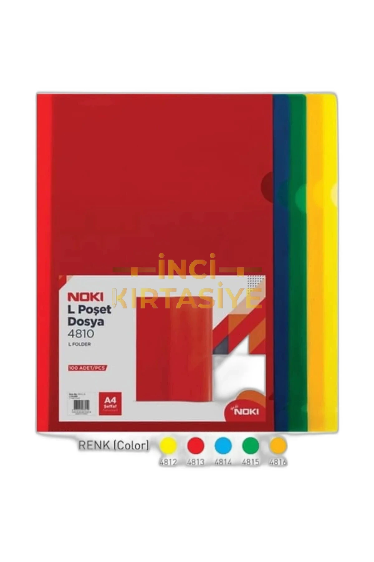 NOKİ L-DOSYA ŞEFFAF (110 MIC)