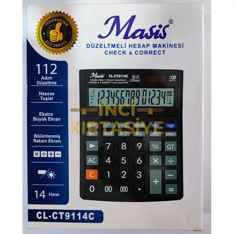 MASİS 14 HANELİ HESAP MAKİNESİ