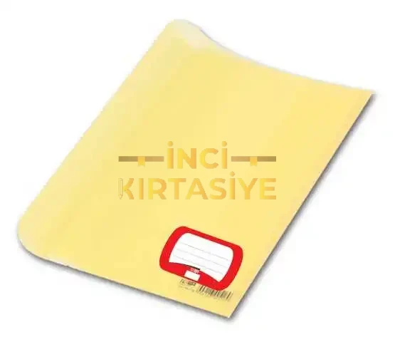 ABKA 5'Lİ KİTAP KABI ŞEFFAF SARI