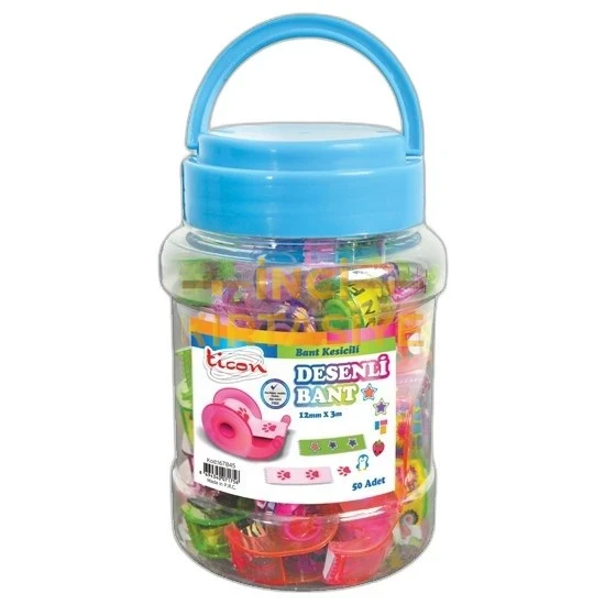 TİCON KÜÇÜK DESENLİ KESİCİLİ BANT