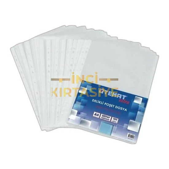 TEMAT EXTRA A4 POŞET DOSYA,100'LÜ