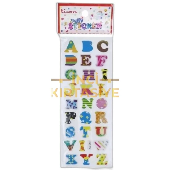 TİCON.TPS-005/4.PUFFY STICKER(HARF)