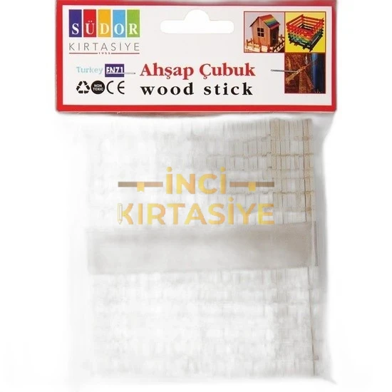 SÜDOR AHŞAP ÇUBUK GEÇMELI