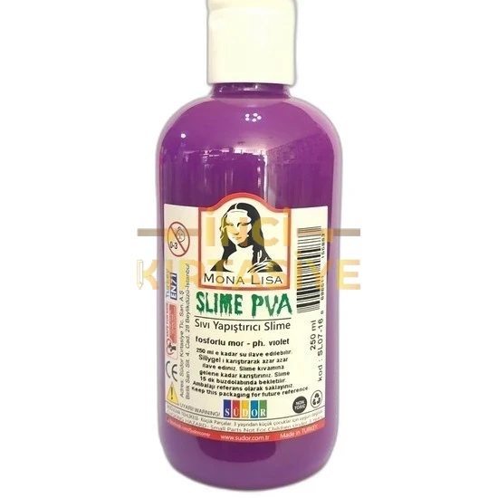 MONA LİSA SLİME JELİ 250ML FOSFORLU MOR