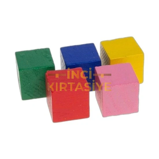 SÜDOR AHŞAP KÜP BLOK 20 LI RENKLI