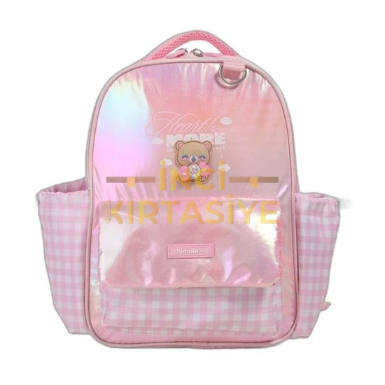CHİMOLA VİCHY GİRLS AÇIK PEMBE SIRT ÇANTASI