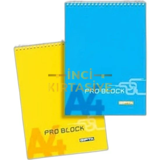 PRO BLOCK SP.KARTON KAP.BLOK.A4-40 YP.KARE