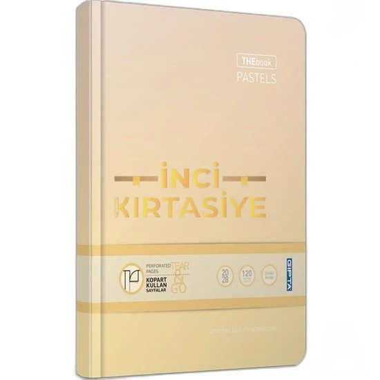 THEBOOK PASTELS 14X20 160 ÇİZGİLİ DEFTER