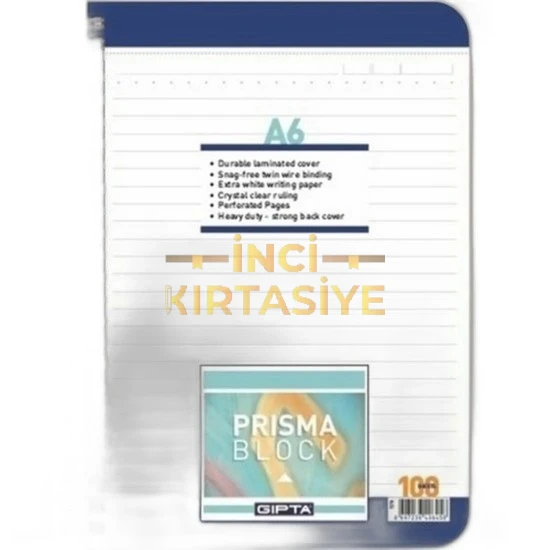 PRISMA SP.KARTON KAP.BLOK.A6-100 YP.ÇİZ(STAND)