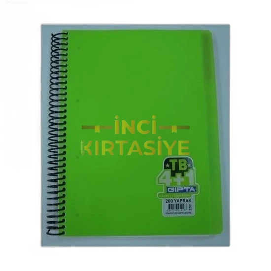 GIPTA TB SP 200YAP 4+1 BÖLÜMLÜ DEFTER