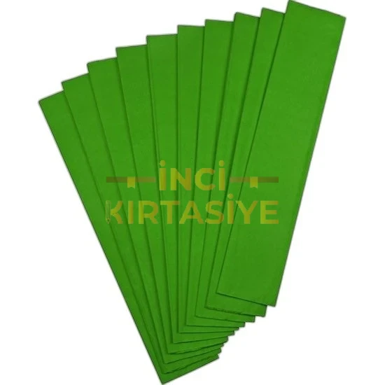 GIPTA 50X200  RENKLİ KRAPON KAĞIDI YEŞİL