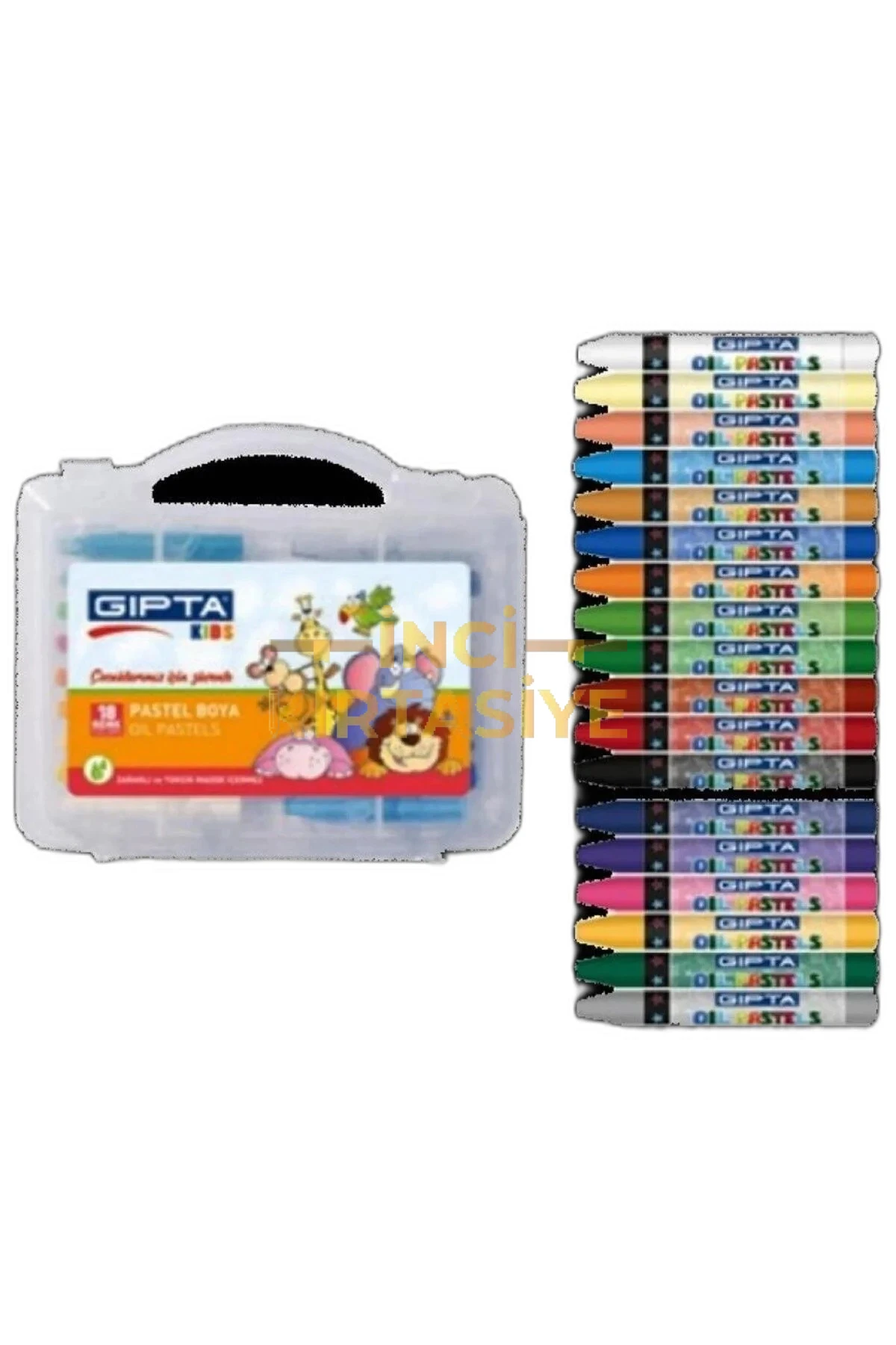 PASTEL BOYA - PP ÇANTA KUTU - ALTIGEN - 18 RENK