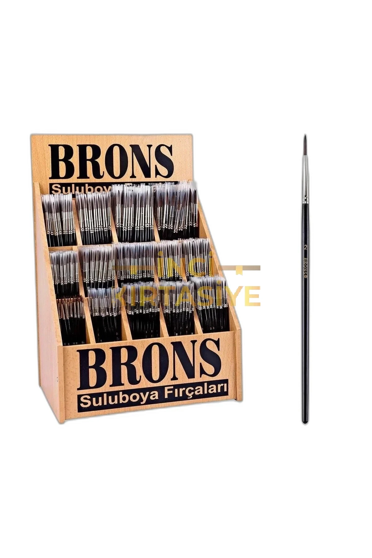 BRONS SULU BOYA FİRCASİ NO: 2