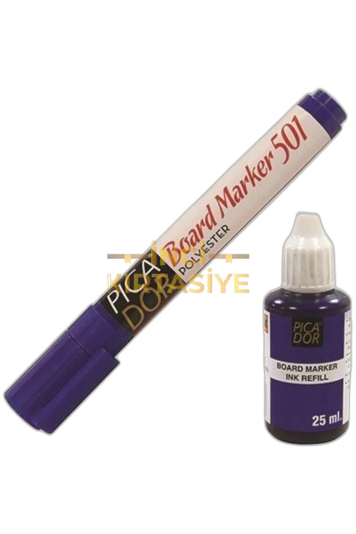 PİCA 501 YUVARLAK UÇ TAHTA KALEMİ MAVİ