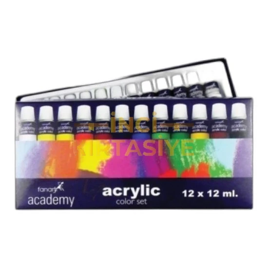 FANART ACADEMY AKRİLİK BOYA SETİ 12X12ML