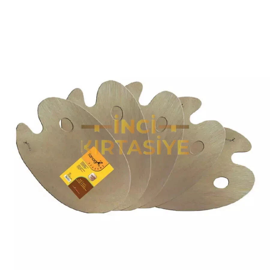 FANART ACADEMY MDF OVAL PALET 24X34,5X0,3CM