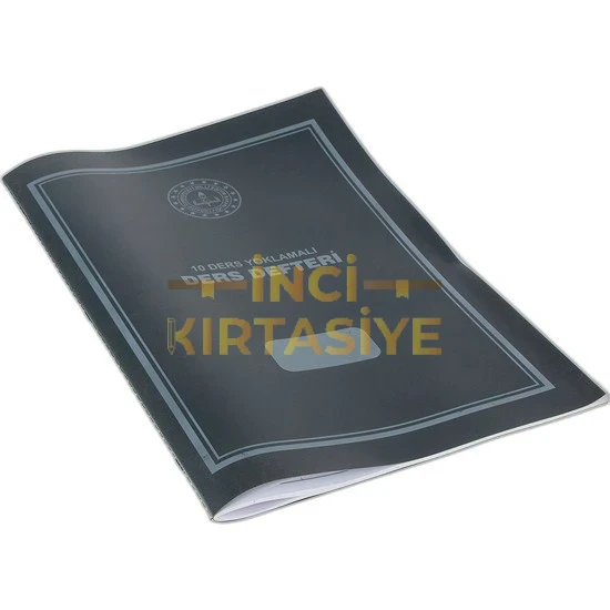10 DERS DERS DEFTERİİ YOKLAMALI PLASTİK KAPAK