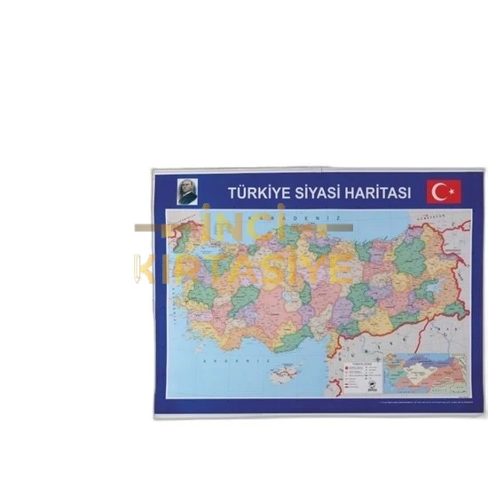 TÜRKİYE FİZİKİ VE SİYASİ HARİTA ÇITALI