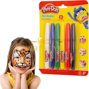 PLAY-DOH 6 RENK YÜZ BOYASI