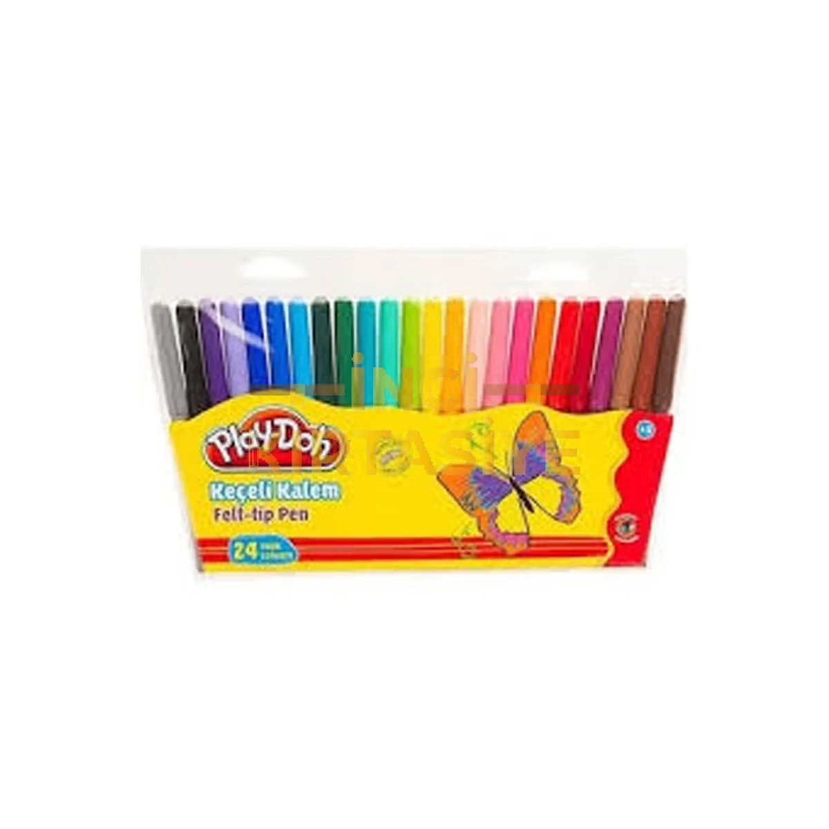 PLAYDOH 24 RENK KEÇELİ KALEM