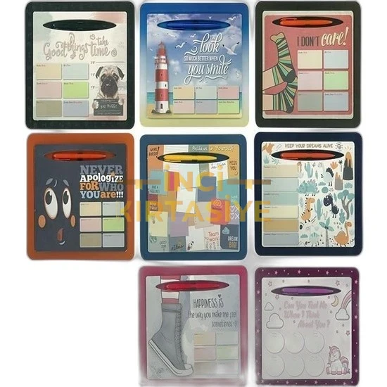 NOTYAZ KALEMLİ BLOKNOT MOUSEPAD