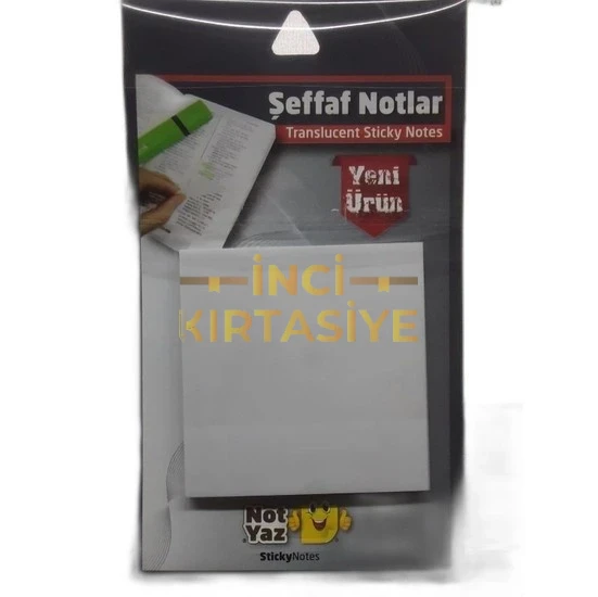 NOT YAZ ŞEFFAF NOTLAR RENKSİZ