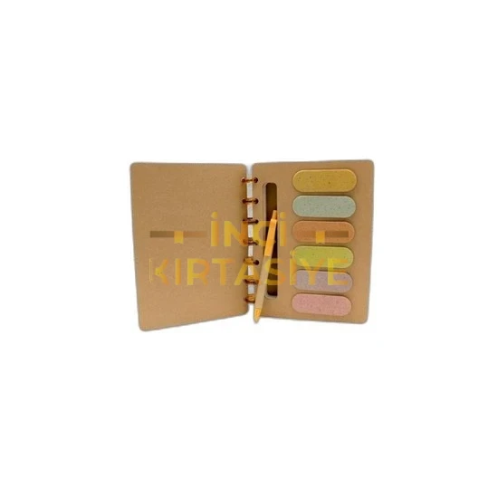 XOOX LASTİKLİ KRAFT BLOKNOT