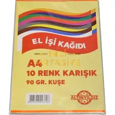 ALTINYILDIZ 10 DESENLİ ELİŞİ KAĞIDI