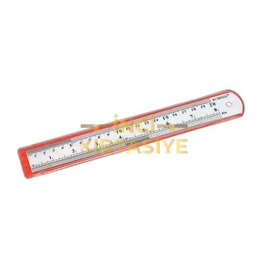RUBENİS 20 CM. ÇELİK CETVEL