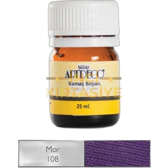 ARTDECO KUMAŞ BOYASI 25ML MOR 108