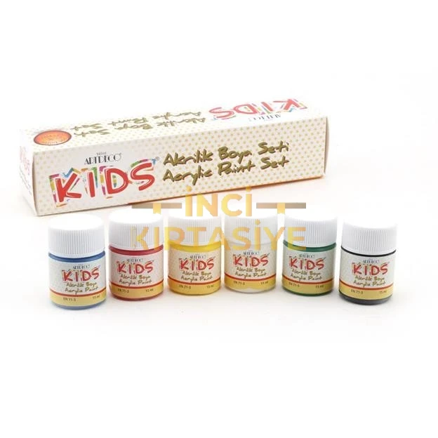 ARTDECO KİDS AKRİLİK BOYA SETİ 6X15ML