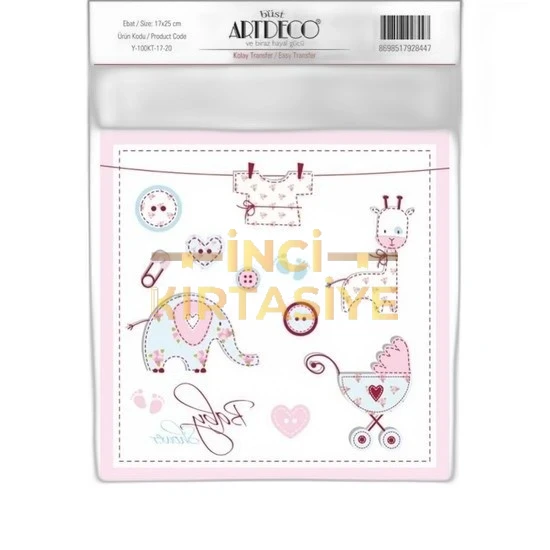 ARTDECO KOLAY TRANSFER 17X25CM DESEN NO:20