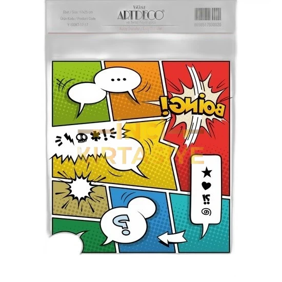 ARTDECO KOLAY TRANSFER 17X25CM DESEN NO:17