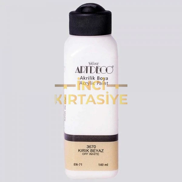 ARTDECO AKRİLİK BOYA 140ML KIRIK BEYAZ 3670