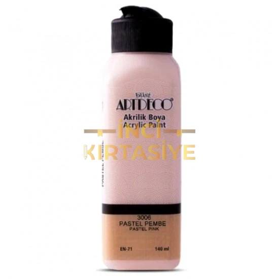 ARTDECO AKRİLİK BOYA 140ML PASTEL PEMBE 3006