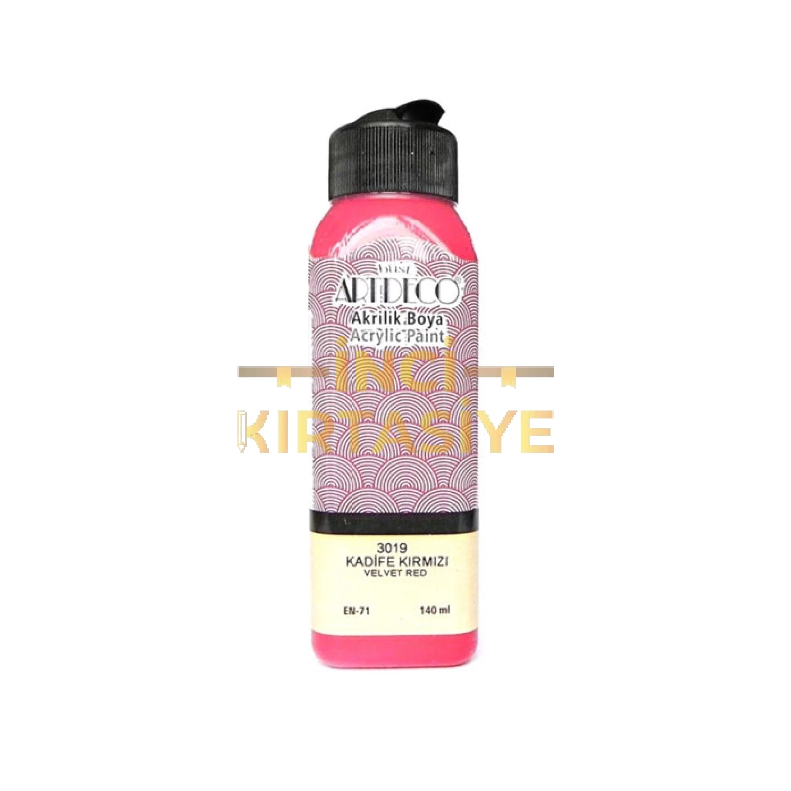 ARTDECO AKRİLİK BOYA 140ML KADİFE KIRMIZI 3019