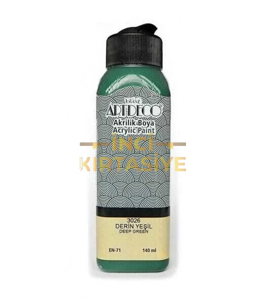 ARTDECO AKRİLİK BOYA 140ML DERİN YEŞİL 3026