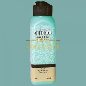 ARTDECO AKRİLİK BOYA 140ML AÇIK NANE 3028