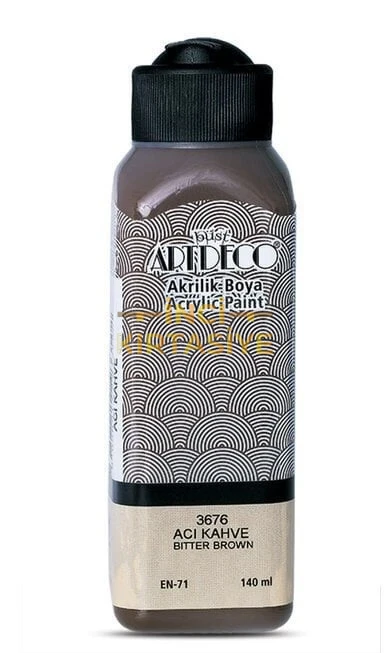 ARTDECO AKRİLİK BOYA 140ML ACI KAHVE 3676