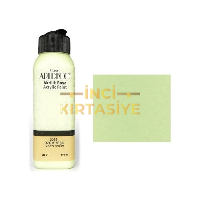 ARTDECO AKRİLİK BOYA 140ML ÜZÜM YEŞİLİ 3036
