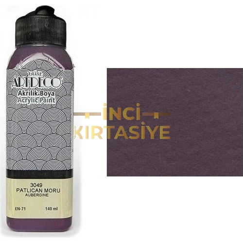 ARTDECO AKRİLİK BOYA 140ML PATLICAN MORU 3049