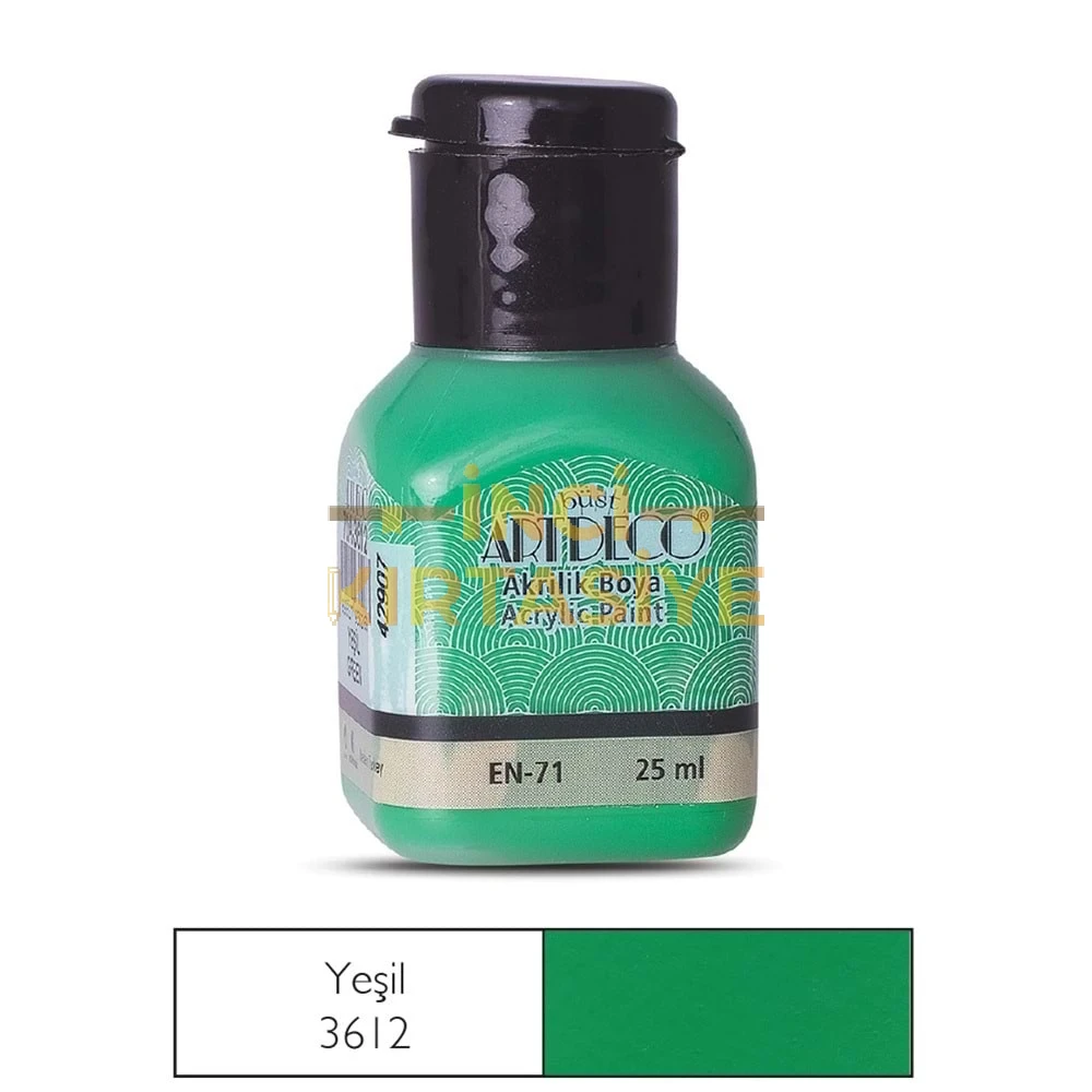 ARTDECO AKRİLİK BOYA 25ML YEŞİL 3612