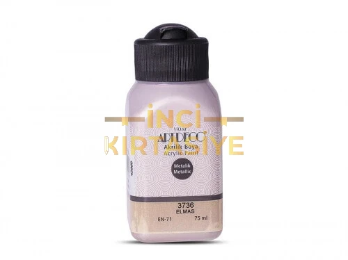 ARTDECO METALİK AKRİLİK BOYA 75ML ELMAS 3736