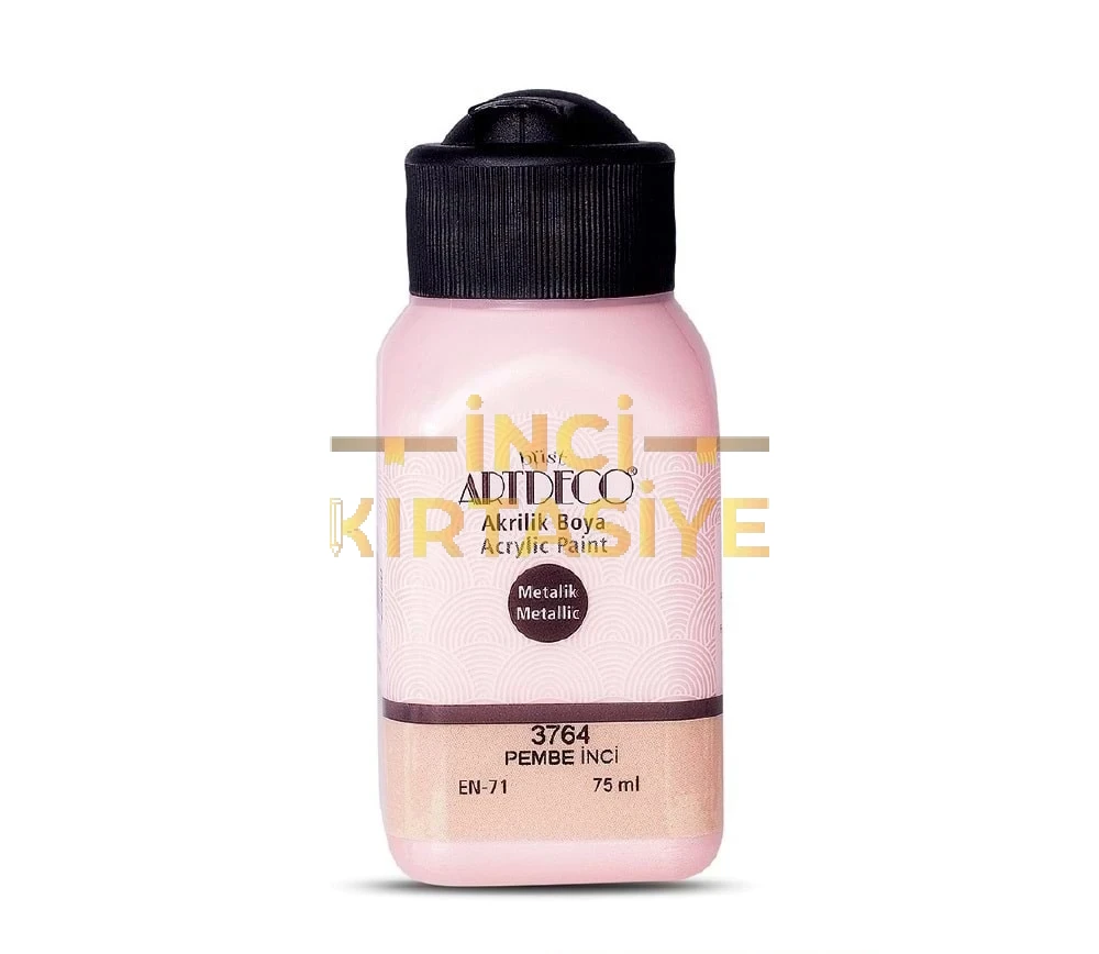 ARTDECO METALİK AKRİLİK BOYA 75ML PEMBE İNCİ 3764