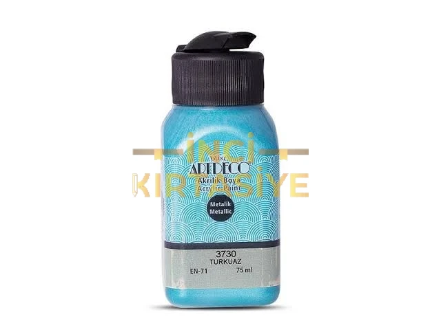 ARTDECO METALİK AKRİLİK BOYA 75ML TURKUAZ 3730
