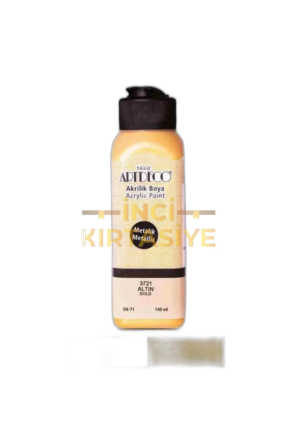 ARTDECO METALIK AKRILIK BOYA 140ML ALTIN 3721