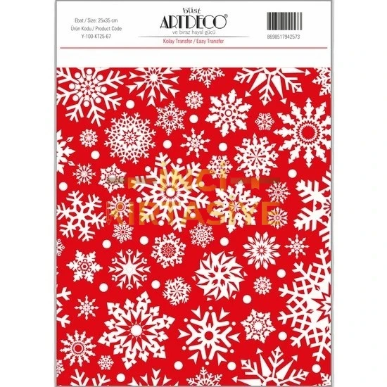 ARTDECO KOLAY TRANSFER 25X35CM DESEN NO:67