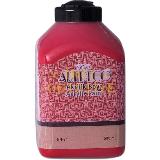 ARTDECO ÇİLEK KIRMIZI 500ML AKRİLİK BOYA