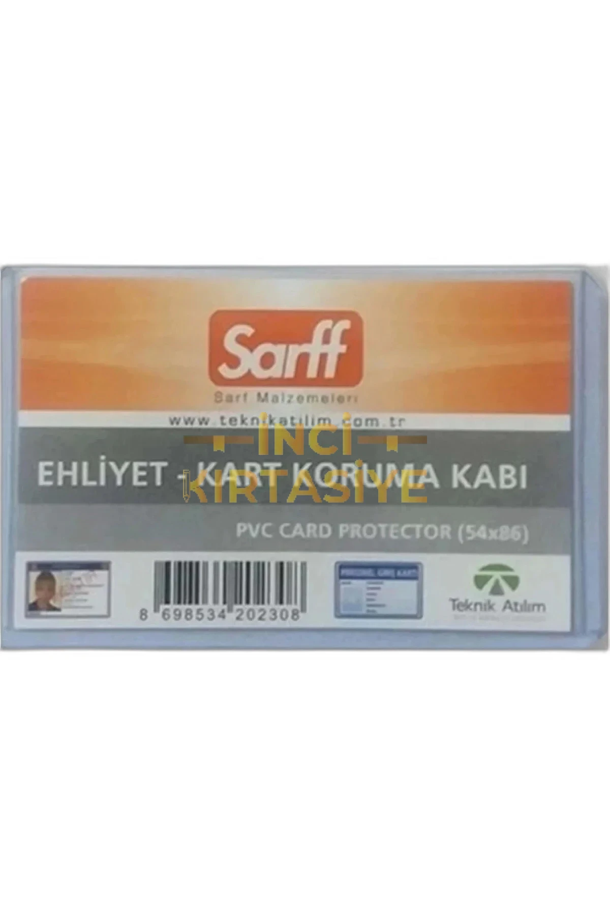 SARFF A-031V 85X55 PVC KİMLİK-EHLİYET KORUMA KABI
